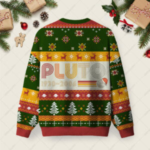 Alternative view of PLUTO Nerd Ugly Christmas Sweater Sweatshirt