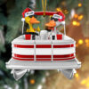 Pontoon Christmas Ornaments - Pontoon Duck Family - Custom Pontoon, Tritoon Gifts For Members