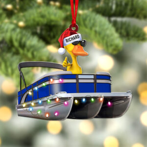 Pontoon Duck Journey Christmas Ornament 03qhqn200922