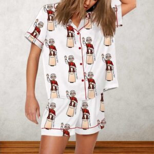 Alternative view of Pope Leo XIV First American Pope Pajama Set For Women