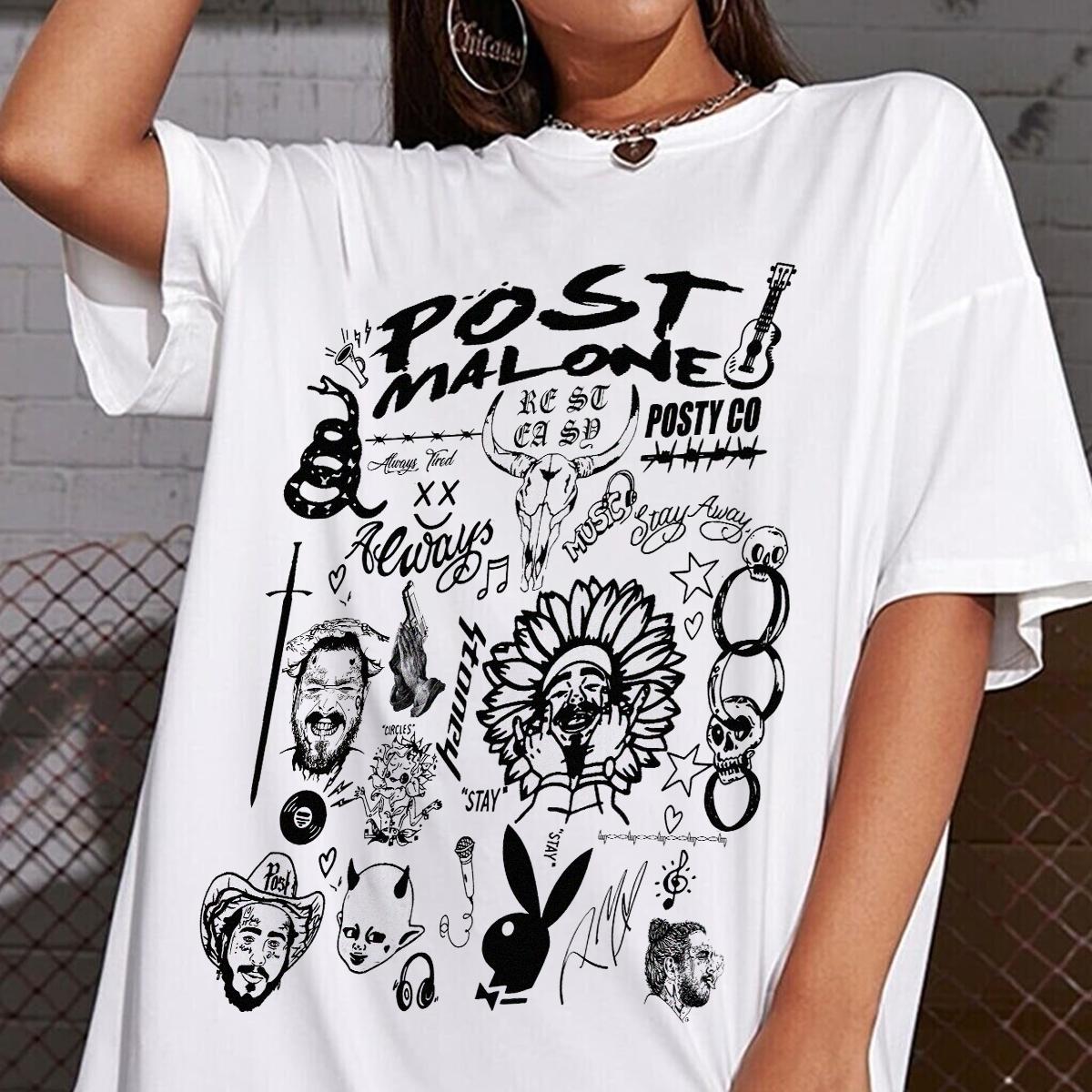 Post Malone Music Rap Vintage Graphic Shirt