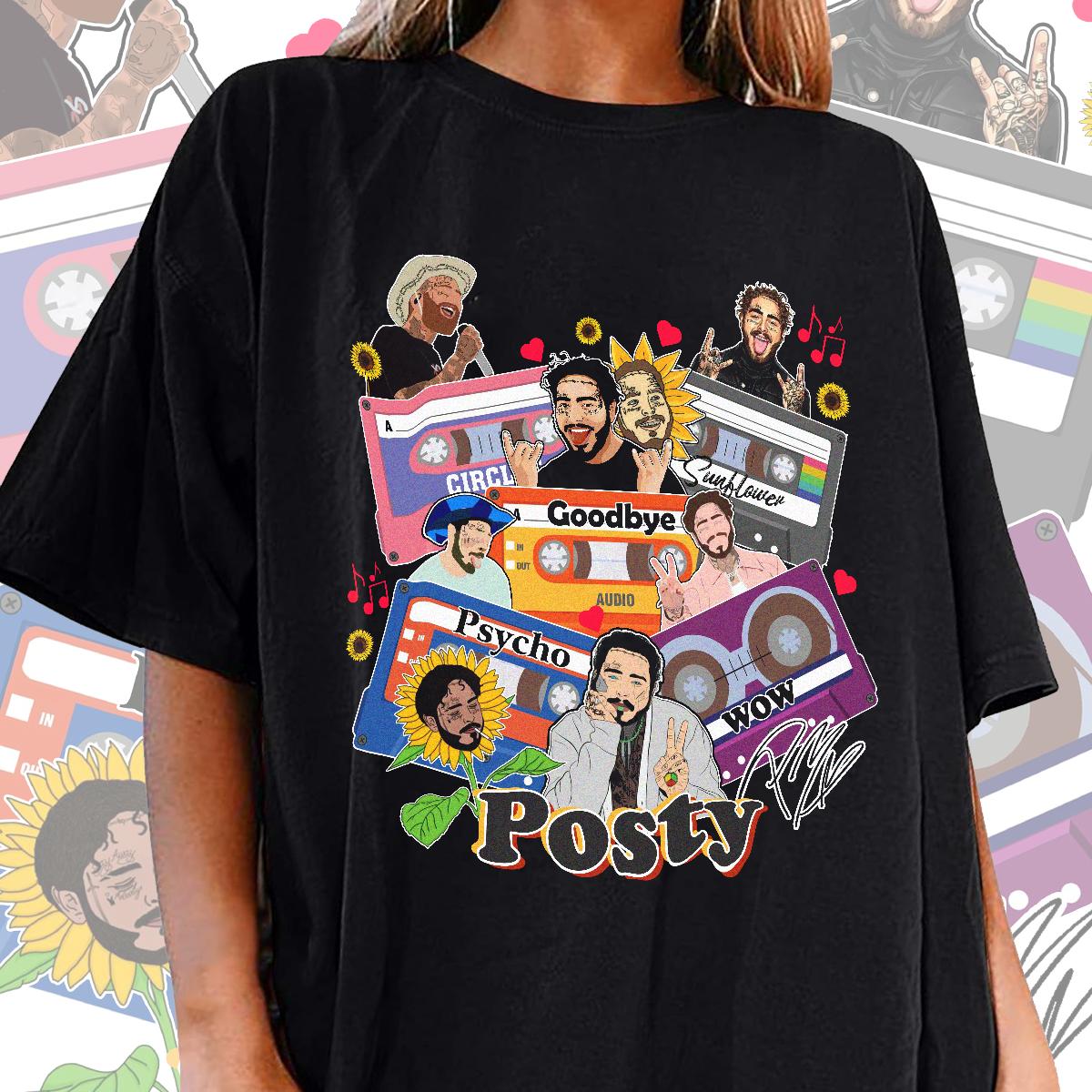 Post Malone Music Rap Vintage Graphic Shirt