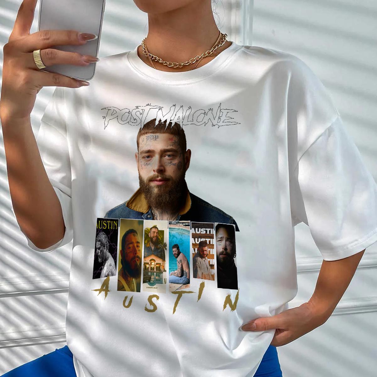Post Malone Music Rap Vintage Graphic Shirt - Image 4