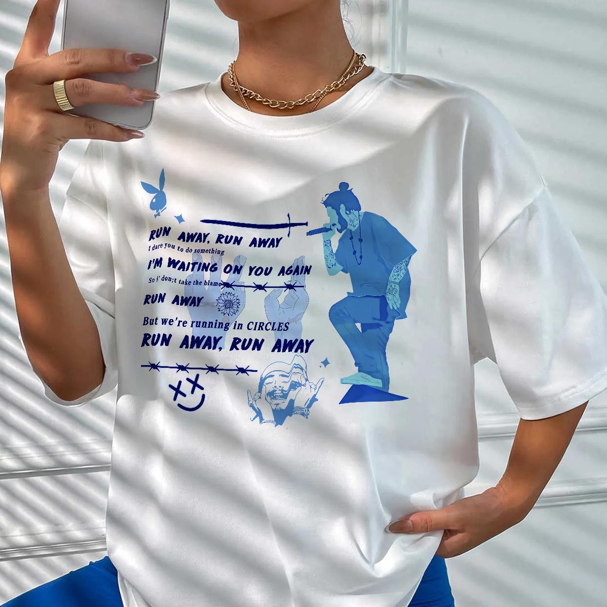 Post Malone Music Rap Vintage Graphic Shirt - Image 3