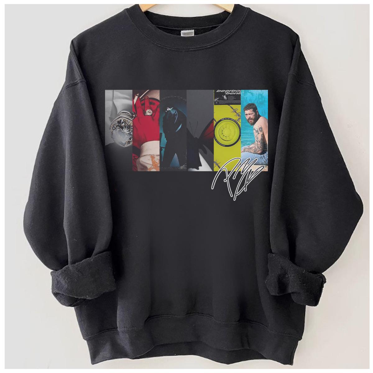 Post Malone Music Rap Vintage Graphic Shirt - Image 3