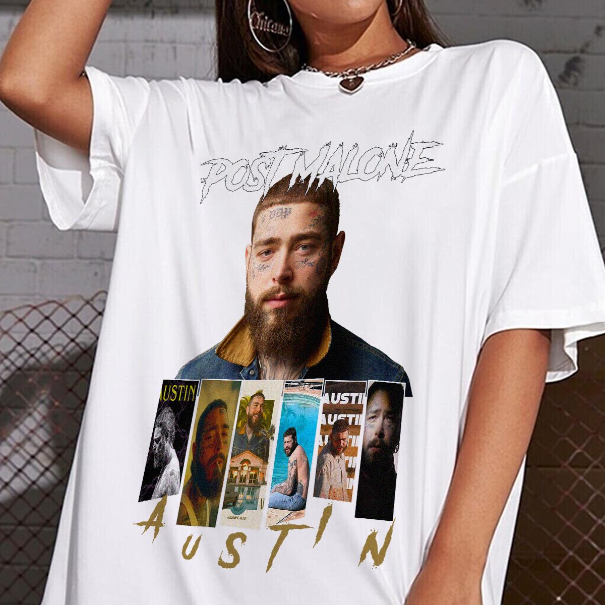 Post Malone Music Rap Vintage Graphic Shirt - Image 3