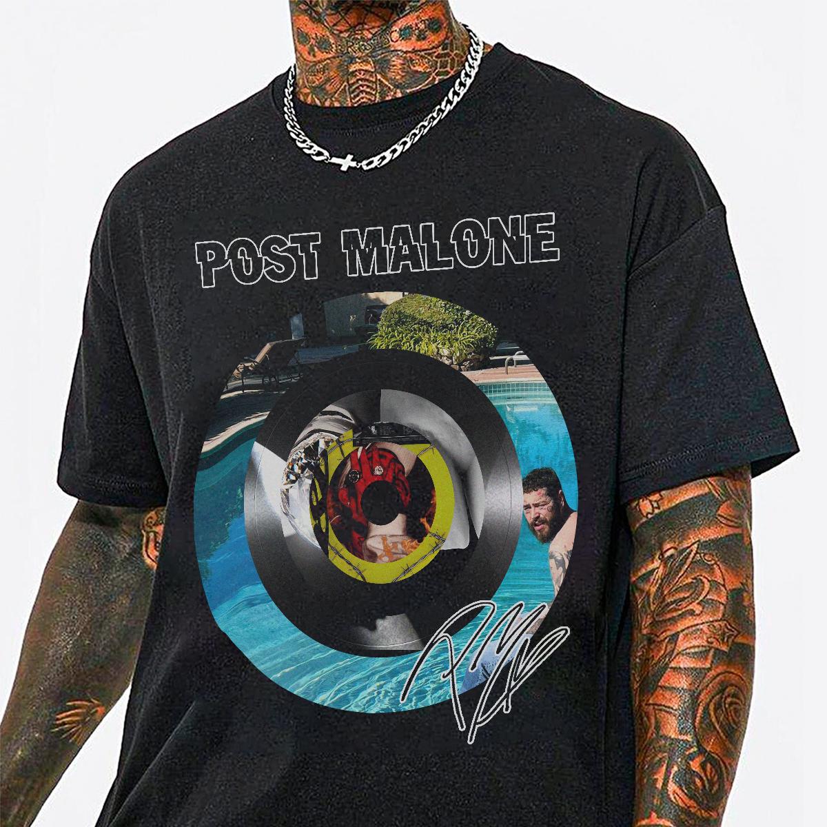 Post Malone Music Rap Vintage Graphic Shirt - Image 3