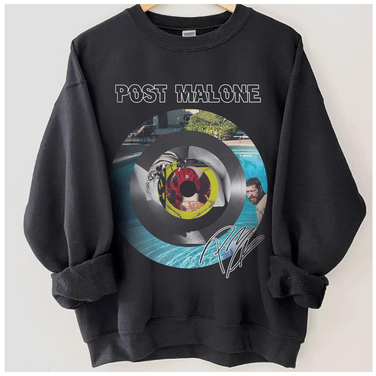 Post Malone Music Rap Vintage Graphic Shirt - Image 2