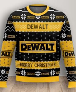 Power Tools Dewalt Merry Christmas Ugly Sweater