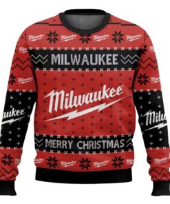 Alternative view of Power Tools Milwaukee Merry Christmas Ugly Sweater