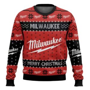 Alternative view of Power Tools Milwaukee Merry Christmas Ugly Sweater