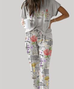 Alternative view of Powerless Bookish Casual Pajama Set For Women