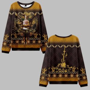 Praise the Sun Ugly Sweater 2025 Christmas - Grishko.com