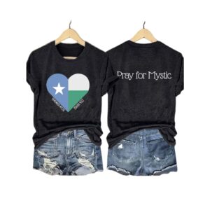 Alternative view of Pray For Camp Mystic Remember Mystic Isaiah 432 Shirt