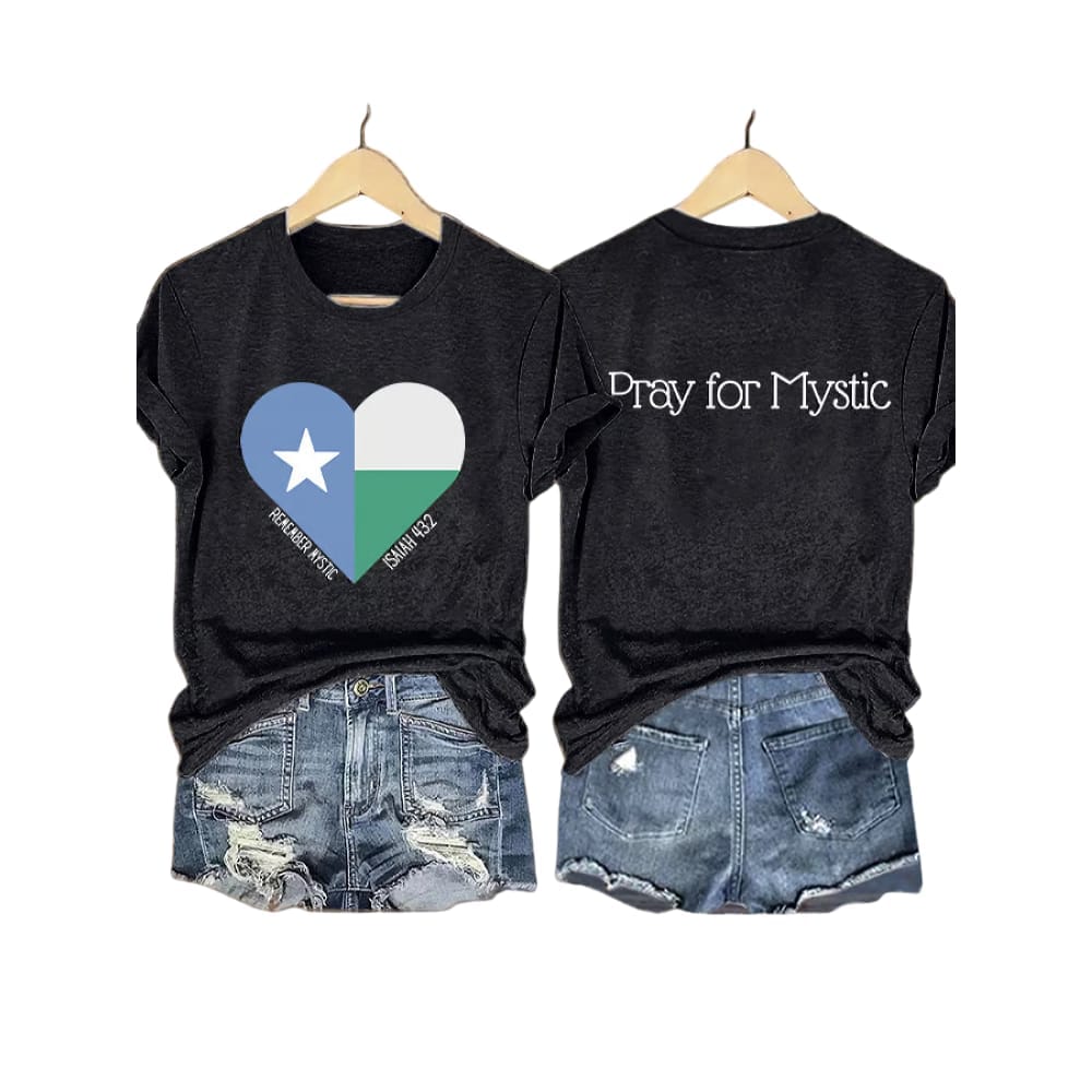 Alternative view of Pray For Camp Mystic Remember Mystic Isaiah 432 Shirt