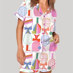 Preppy Pickle Paddle Pickleball Pajama Set