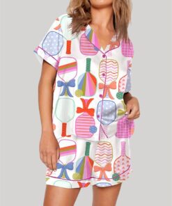 Preppy Pickle Paddle Pickleball Pajama Set