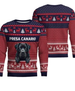 Presa Canario Ugly Christmas Sweater 