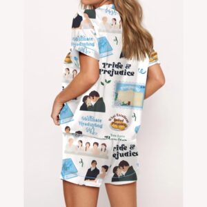 Alternative view of Pride And Prejudice Novel Satin Pajama Set