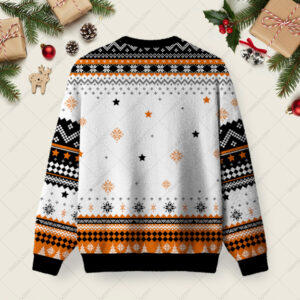 Alternative view of Procrastination Pro Ugly Christmas Fuzzy Fleece Sweatshirt