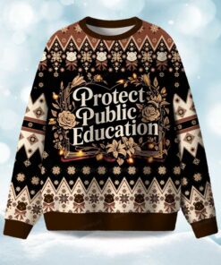 Protect Public Education Christmas Ugly Sweater