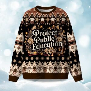 Protect Public Education Christmas Ugly Sweater