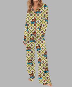 Alternative view of Puerto Rico Sapo Concho Silky Satin Pajama Set