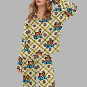 Puerto Rico Sapo Concho Silky Satin Pajama Set