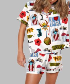 Alternative view of Puerto Rico Travel Pajama Set For Women