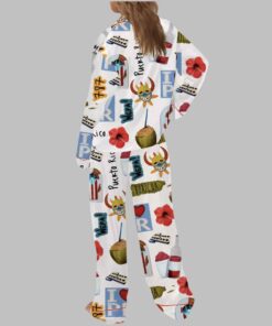 Alternative view of Puerto Rico Travel Satin Pajama Set