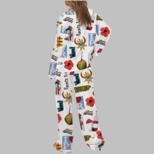 Alternative view of Puerto Rico Travel Satin Pajama Set