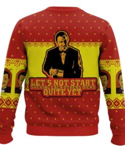 Alternative view of Pulp Fiction Winston Wolf Christmas Ugly Sweater