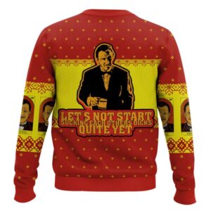 Alternative view of Pulp Fiction Winston Wolf Christmas Ugly Sweater