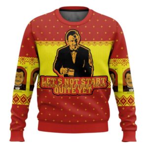 Pulp Fiction Winston Wolf Christmas Ugly Sweater