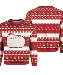 Alternative view of Pusheen Cat Ugly Christmas Sweater 