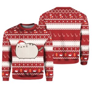 Alternative view of Pusheen Cat Ugly Christmas Sweater - Grishko.com