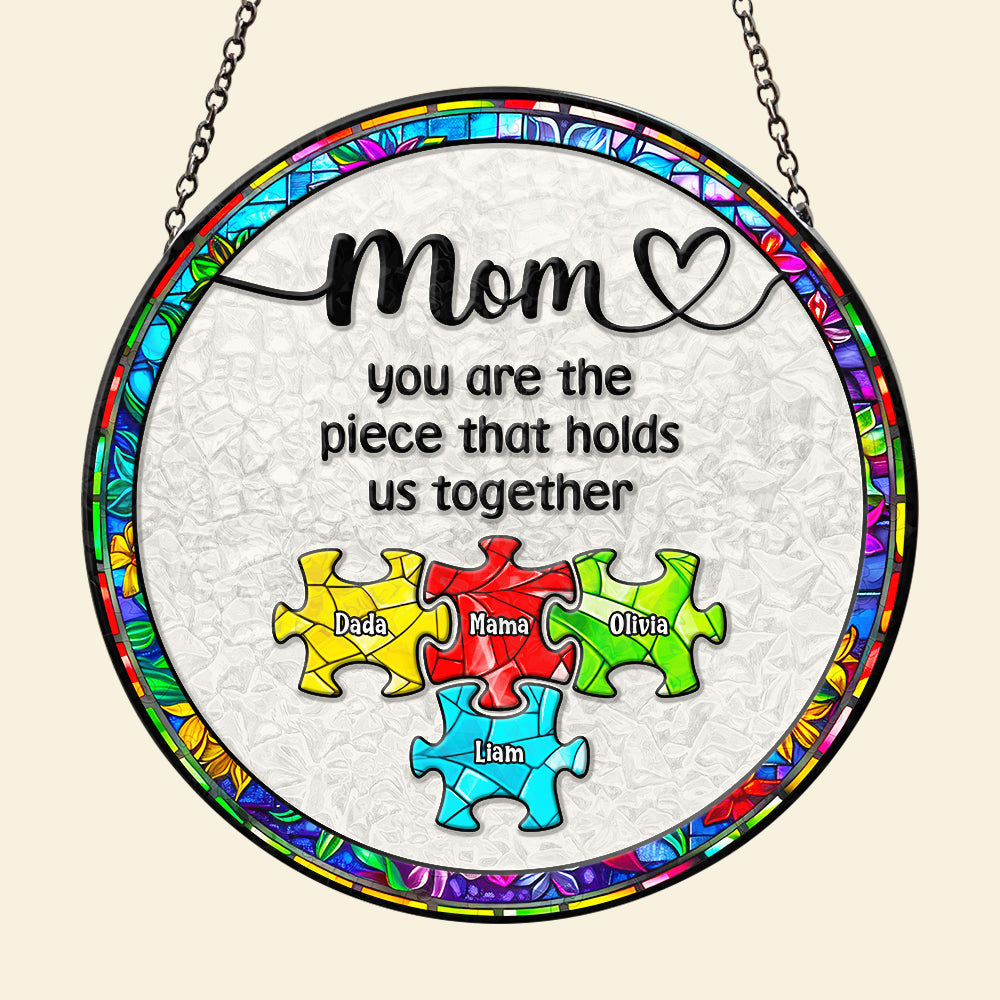 Puzzle Stained Glass - Personalized Gifts For Mom 02ACDT240325 - Image 5