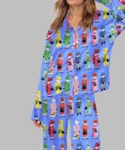 Queen Elizabeth II Rainbow Pajama Set For Women