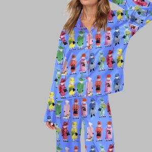 Queen Elizabeth II Rainbow Pajama Set For Women