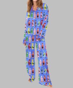 Alternative view of Queen Elizabeth II Rainbow Pajama Set For Women