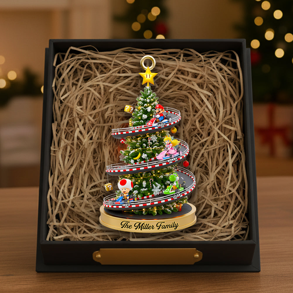 Racing Family Christmas Tree Ornament Personalized Gifts For Family 01NADT290925 - Image 3