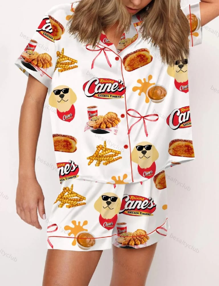 Raising Cane's Chickens Pajama Set