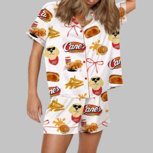 Raising Chicken Silky Satin Pajama Set