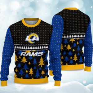 Rams Festive Holiday Christmas Ugly Sweater