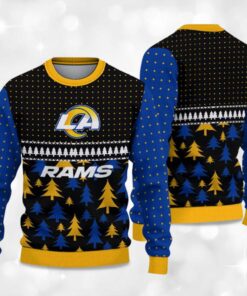 Alternative view of Rams Festive Holiday Christmas Ugly Sweater