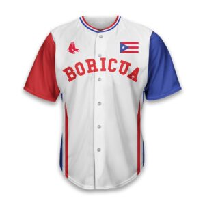 Alternative view of Red Sox Puerto Rican Celebration Jersey 2025 Giveaway
