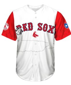 Alternative view of Red Sox Puerto Rican Heritage Baseball Jersey 2025
