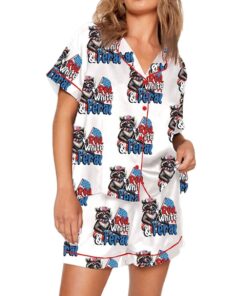 Red White And Feral USA Pajama Set