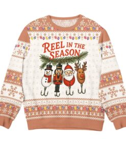 Alternative view of Reel In The Season Ugly Sweater 2025 Christmas 