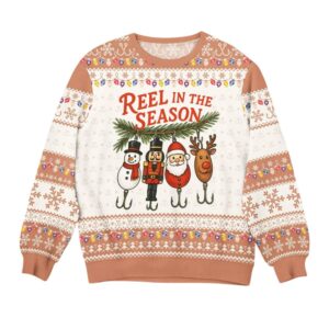 Alternative view of Reel In The Season Ugly Sweater 2025 Christmas - Grishko.com